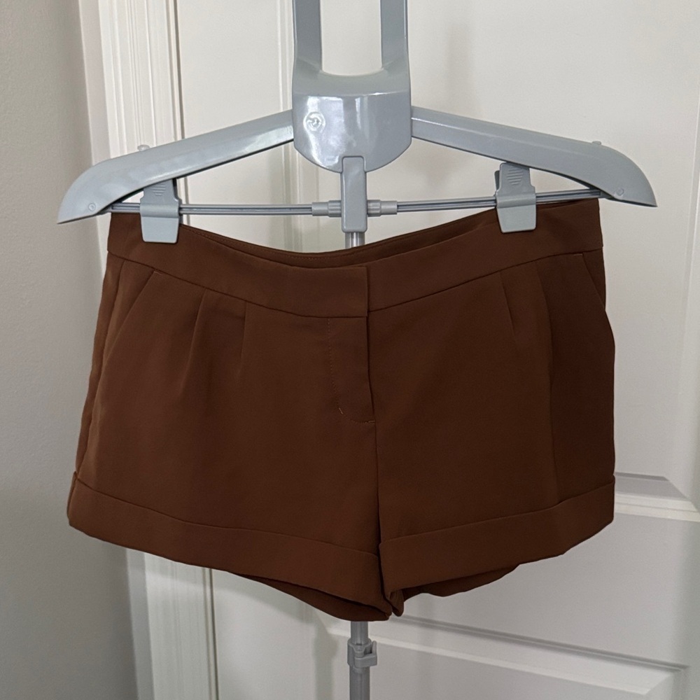 Express Brown High Waist Women's Shorts